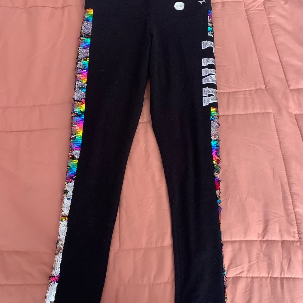 Pink leggings!